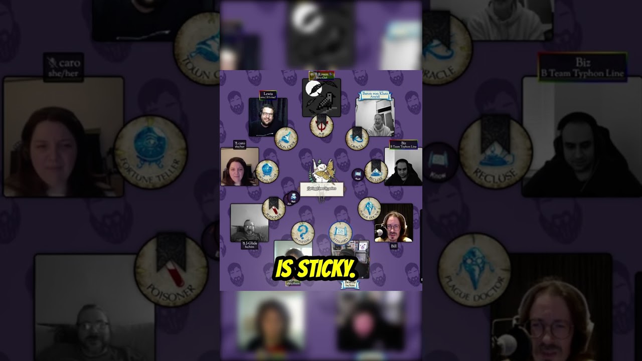 Sticking With Beardy #bloodontheclocktower #clocktower #dadjokes #funnyclips #beardyTAS  #boardgames
