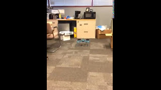 My first indoor drone flight!