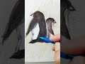 Penguin couple #penguin #animal #art #couples #therapy #birdlovers #artlesson #emporer