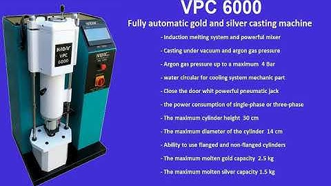HADAF Full Automatic Gold and Silver Vacuum Casting Machine - ENGLISH Subtitle