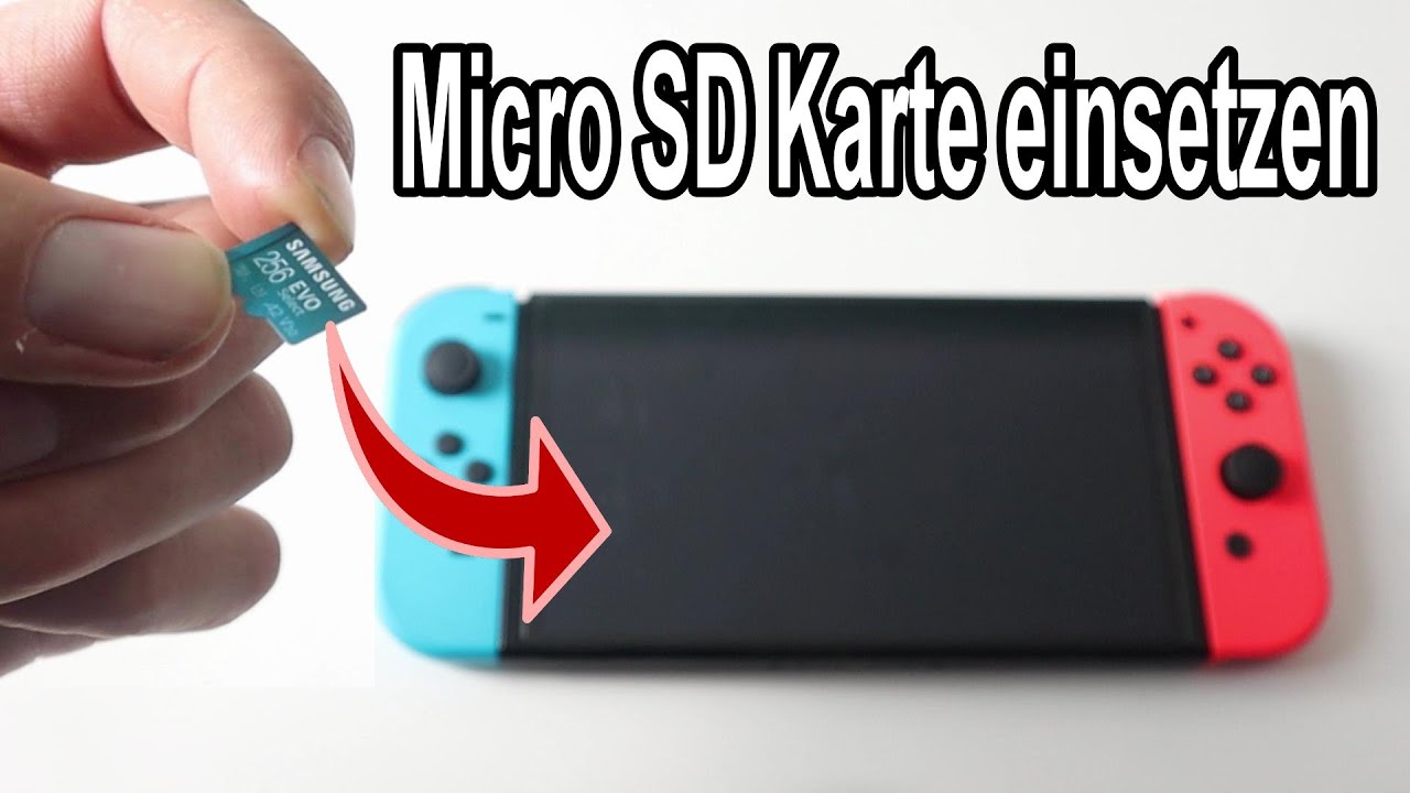 Nintendo Switch Karte Kann Nicht Gelesen Werden Nintendo Switch Micro SD Karte einsetzen & einrichten | Anleitung - YouTube