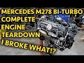 Mercedes S550 M278 Bi-Turbo 4.7 V8 Failed Engine Teardown! Damage EVERYWHERE! Still Better Than N63.