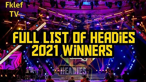 Headies Awards 2021 Winners: The complete list of winners at the 14th Headies — #TheHeadies14