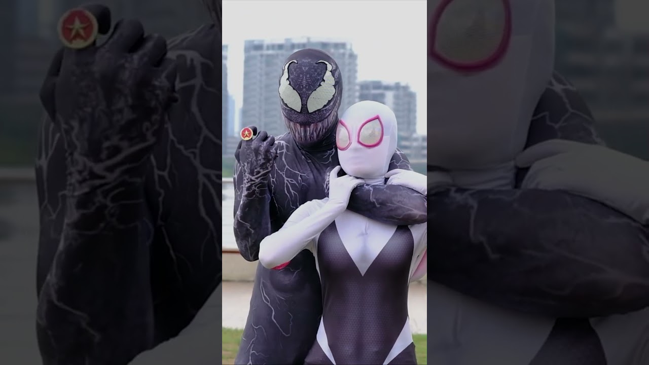 ⁣Venom steals TEAM SPIDER-MAN's ring #shorts #short #spiderman