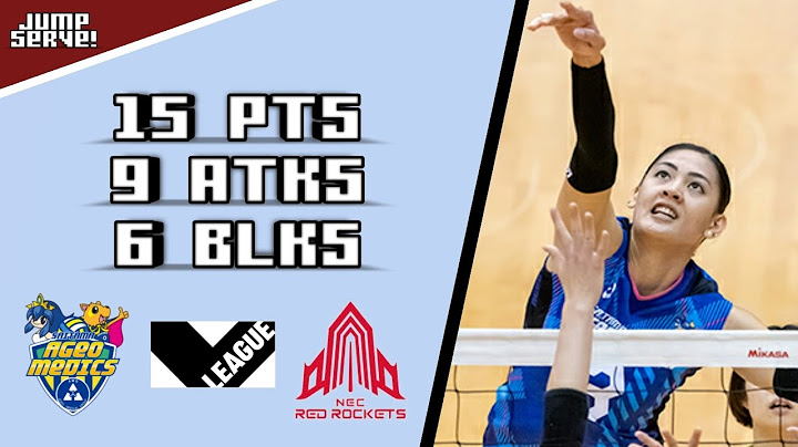 Jaja Santiago 6 Block Points Vs NEC Red Rockets | 🇯🇵 Japan V.League 2022-2023