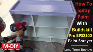 How To Spray Paint WIth A Spray Machine? | Buildskill Pro BPS2100 | Long Term Review