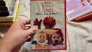 My Elmo's World VHS/DVD Collection.