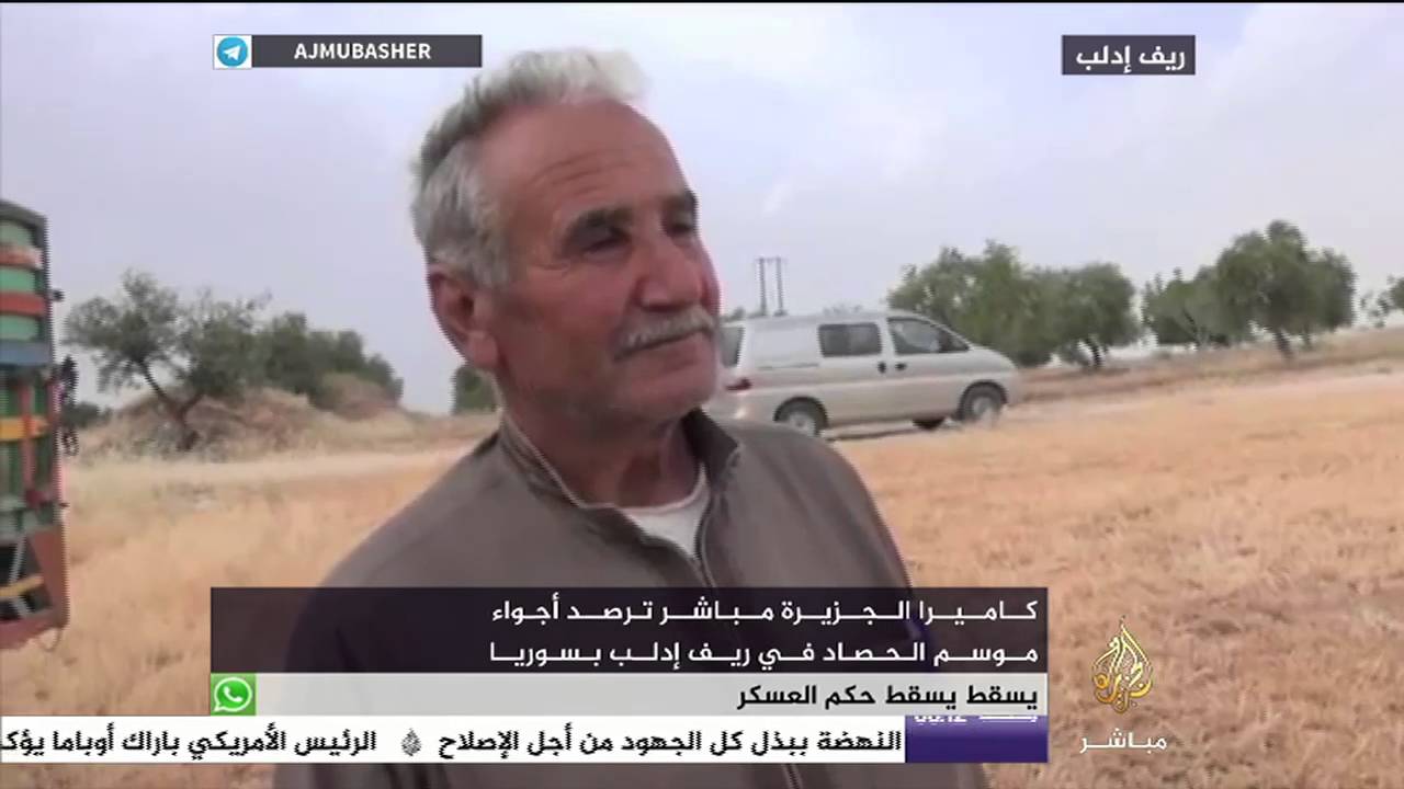 لا تمنعهم نيران الحرب عن الزرع والحصاد في سوريا