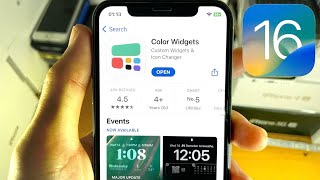 How To Use Color Widgets on iPhone! screenshot 1