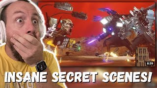 INSANE SECRET SCENES!!! skibidi toilet zombie universe - season 07 (REACTION!!!)