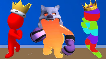 COLOR RUN STICKMAN 3D vs JELLY CLASH 3D vs GIANT CLASH 3D