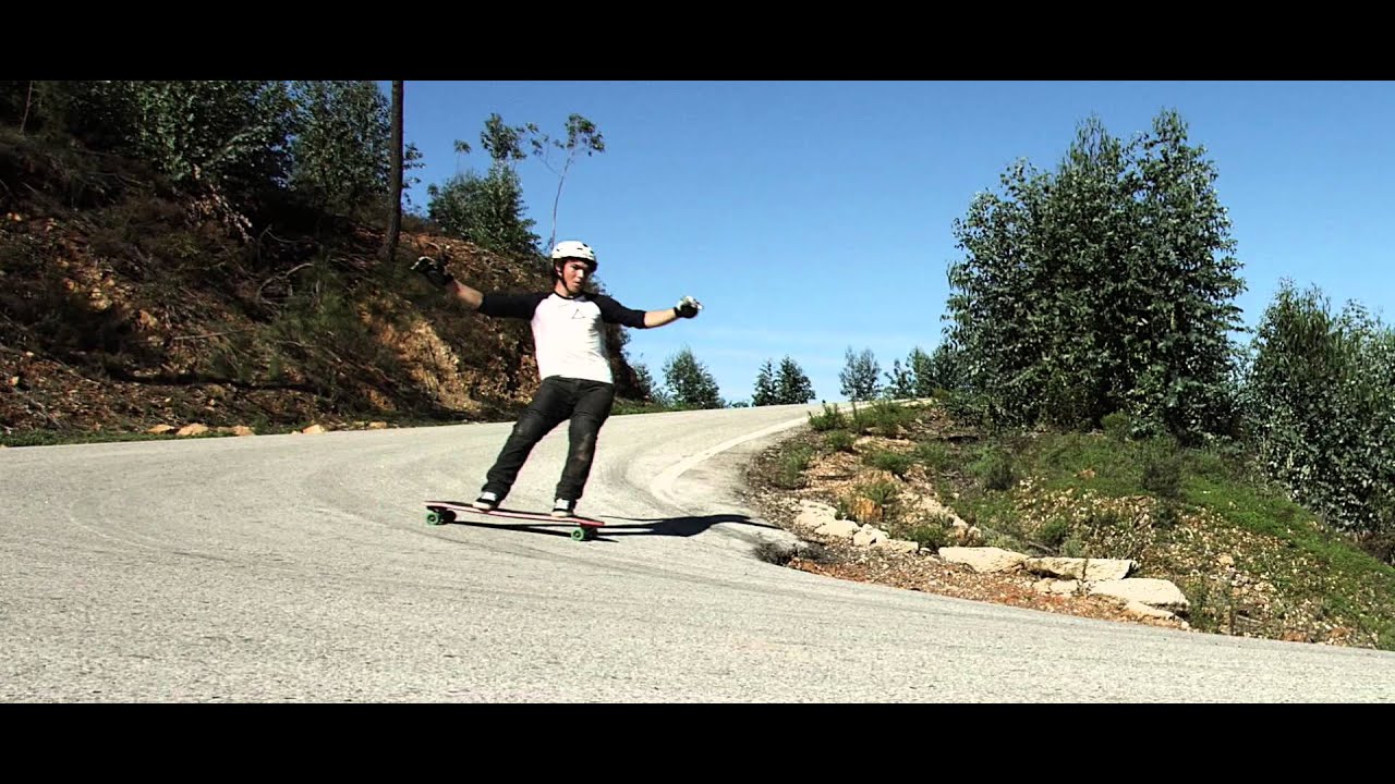 Samuel longboarding in Portugal YouTube