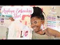 How to Applique shirt with Melco Embroidery Machine| Applique Shirt| #embroidery #applique