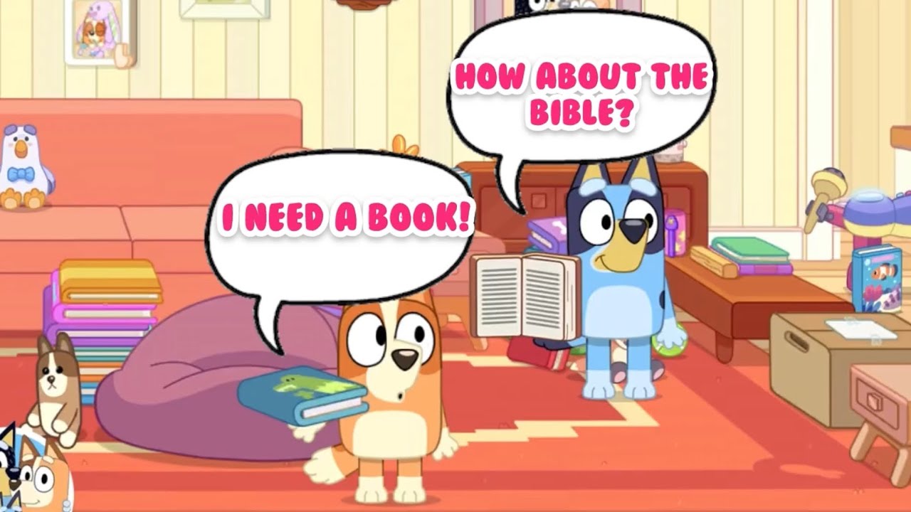 Bingo can’t find a BOOK for her book report! | Lade Bible 
