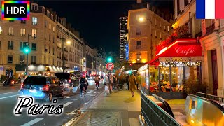 🇫🇷🎄【HDR 4K】Paris Christmas Walk - 6th arrondissement (November, 2021)
