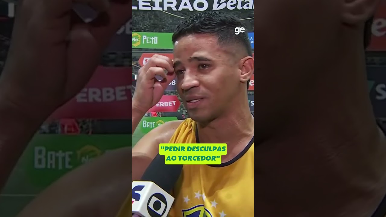 ERICK LAMENTA DERROTA: "PEDIR DESCULPAS AO TORCEDOR" | #shorts | ge.globo