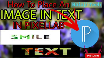 How to put an image inside of Text in pixelLab【Easy & Fast 】