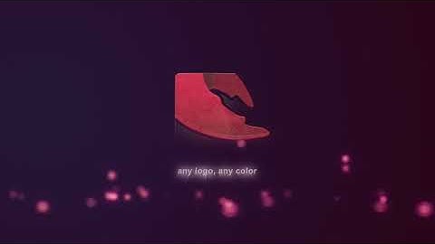 478  - Bouncing Particles Logo Reveal beauty glow animation intro