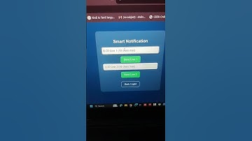 IOT based smart displacement using ESP32 and LCD display #ESP32 #webserver #lcd
