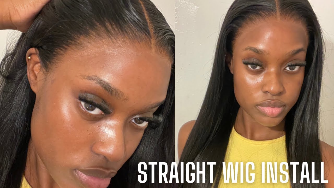 THE ULTIMATE MELT NO Baby Hairs 😍 LONG MIDDLE PART STRAIGHT HD WIG INSTALL FT ASTERIA HAIR