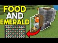 Easiest food  emerald farm minecraft bedrock 120