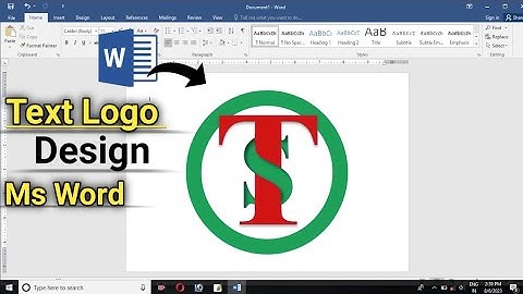 How to Create Logo Design🔥in Ms Word || Logo Design in Ms Word || TS Logo Design in Ms Word