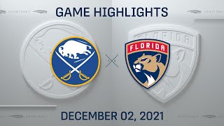 NHL Highlights | Sabres vs. Panthers - Dec 2, 2021