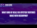 What kind of deals do joystick ventures make with recouping