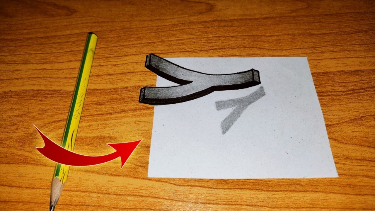 Letter "Y" Drawing How to draw the letter Y in 3D YouTube