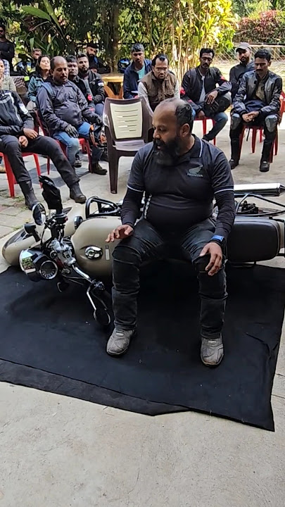How to lift a motorcycle when dropped #motorcycle #howto #hondacb350