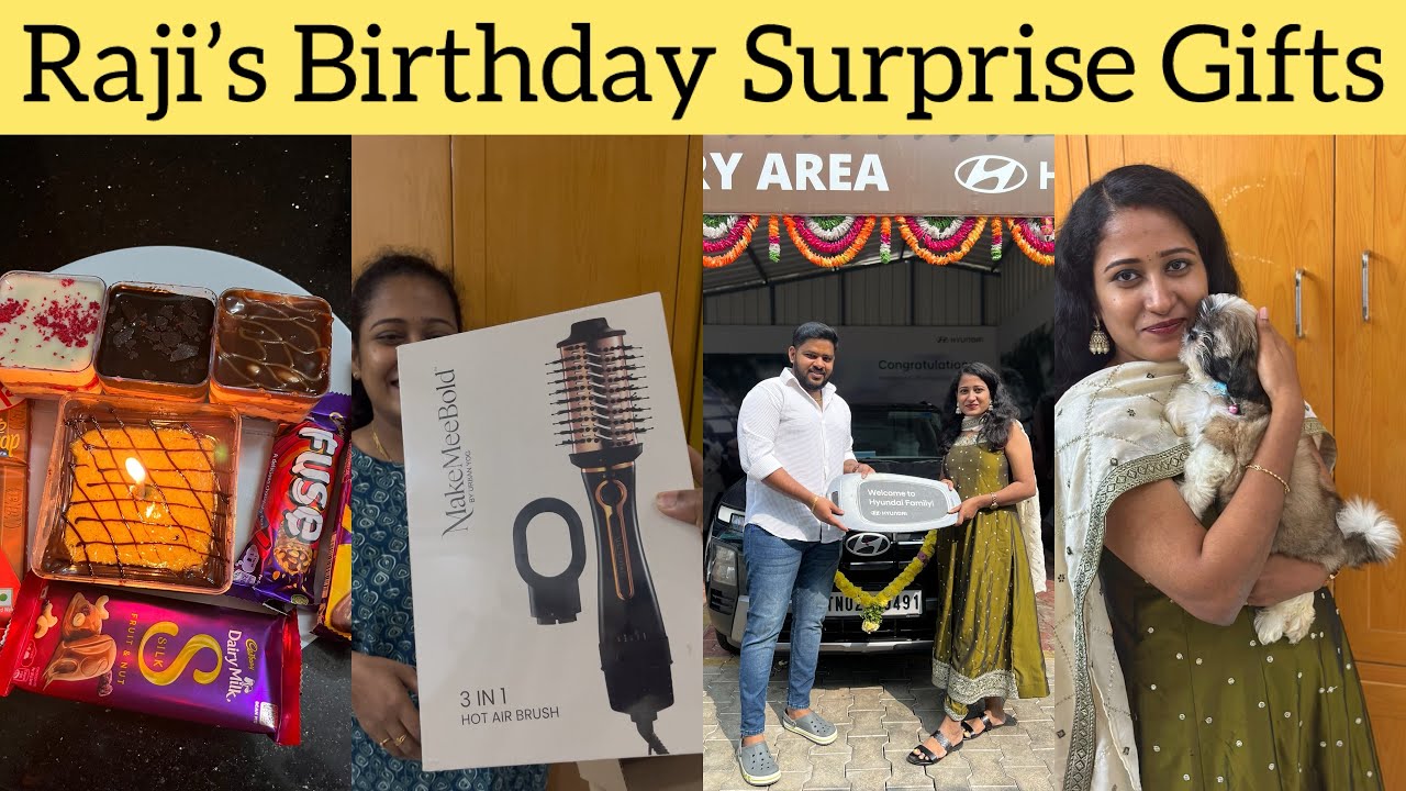 Raji’s Birthday Surprise Gifts | Sklovesrj
