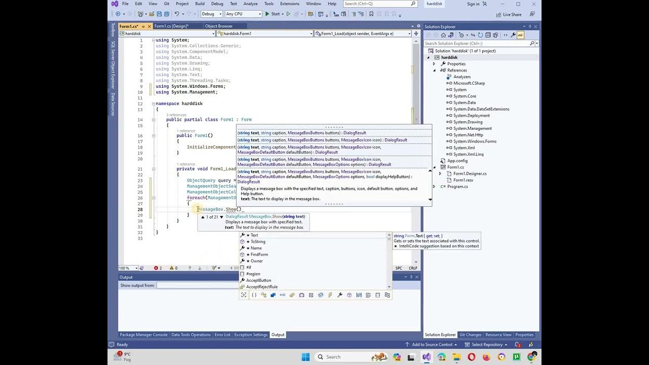 how-to-read-the-hard-disk-serial-number-and-other-details-in-c-youtube