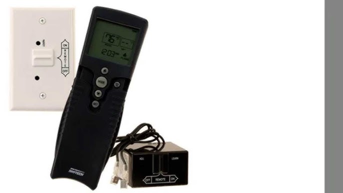 Skytech 5301 Timer/Thermostat Fireplace Remote Control with Backlit Touch  Screen