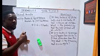 PROBABILITY 2 ( YEAR 9 & JSS 3). 