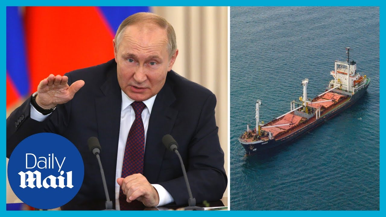 Putin accuses Ukraine of abusing safe shipping corridors