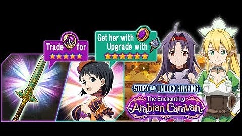 Sword Art Online Memory Defrag - The Enchanting Arabian Caravan Event Full Story