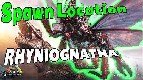 SPAWN LOCATION RHYNIOGNATHA I HOW TO FIND I Tutorial Ark New Dino Dinosaur Official I PVE PVP