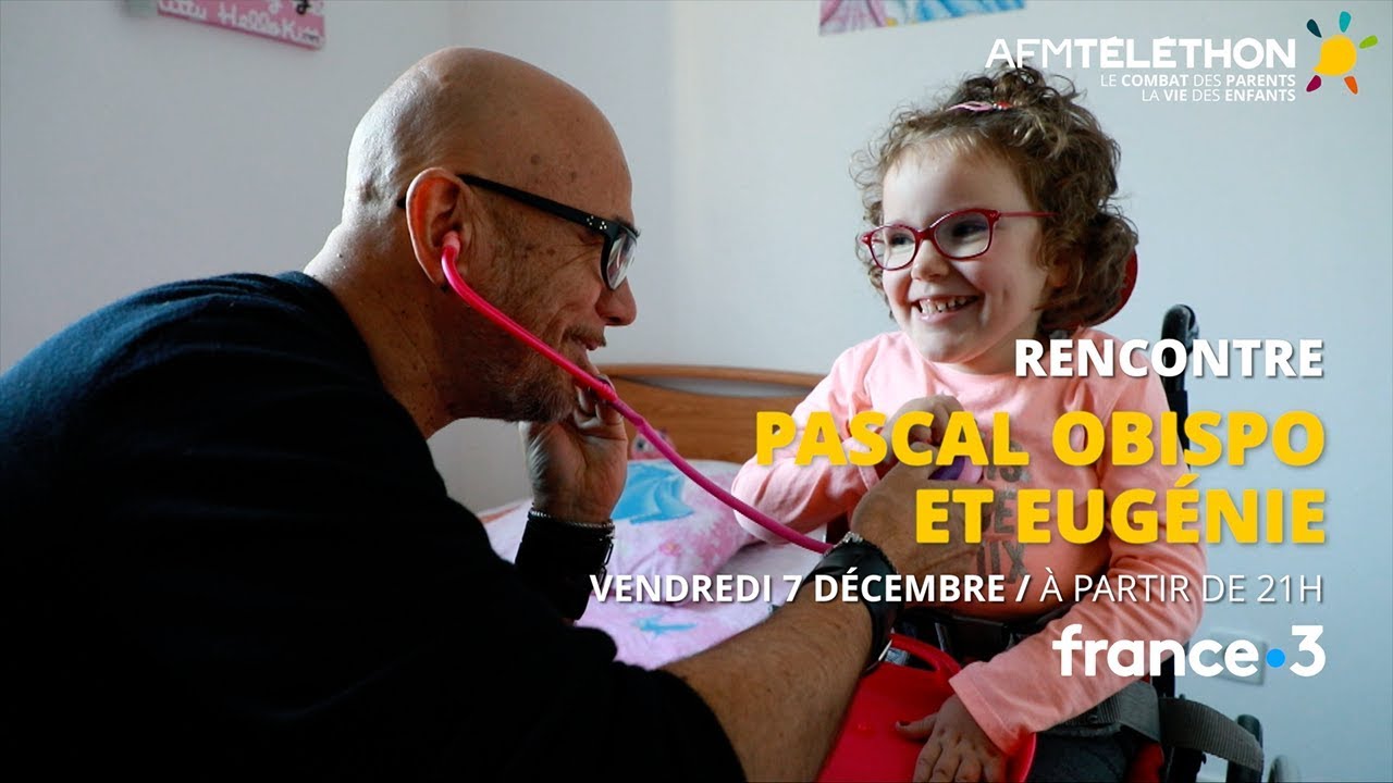 Pascal Obispo et Eugénie | AFM-TÉLÉTHON 2018 - YouTube