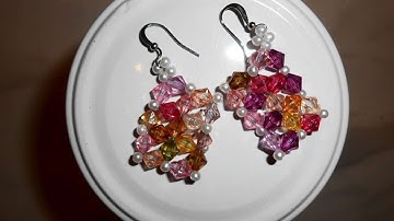 How To Make Square Crystal Earrings - DIY Crafts Tutorial - Guidecentral