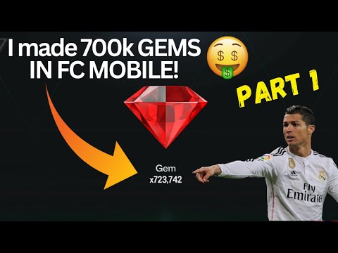 GEM TRICK TO MAKE THOUSANDS OF GEMS IN FC MOBILE!