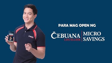 How to Open a Micro Savings Account via eCebuana app