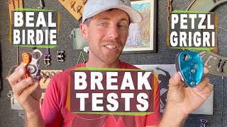 What breaks first??? Petzl GriGri or the Ropes? + Beal Birdie Tests!