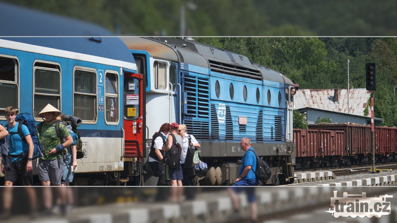 Vlaky v Jeseníkách - Šumperk, Železnice Desná, Slezský Semmering