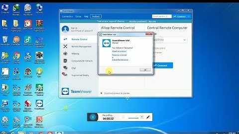 Lỗi version out of date update the remote teamviewer