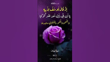 سورة يوسف الآية ٤ #عبدالباسط_عبدالصمد