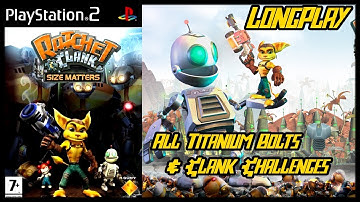 Ratchet & Clank Size Matters - Longplay (All Titanium Bolts/Clank Challenges) Full Game Walkthrough