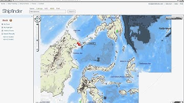 Search a vessel in Shipfinder.avi
