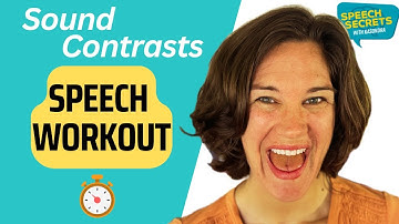 Speak More Clearly: Speech Therapy Word Pair Exercise for Articulation