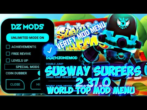 Subway Surfers v2.30.2 Advanced Mod Menu Apk V8 [God Hack,Speed Hack,Score  Multiplier etc.] 