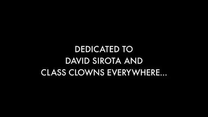 The Goldbergs: The Real Class-Clown, David Sirota!